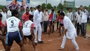 India News | Telangana Minister Ponnam Prabhakar Plays Kabaddi with Students in Karimnagar District