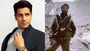 Entertainment News | Sidharth Malhotra Remembers Kargil War Hero Captain Vikram Batra on 26th Death Anniversary