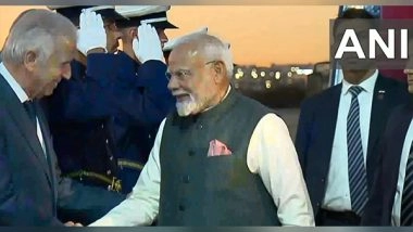 World News | PM Modi Arrives in Brasilia for State Visit After Attending BRICS Summit in Rio De Janeiro