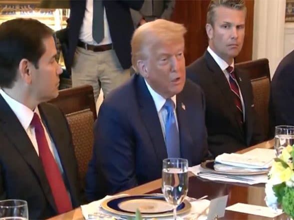 World News | US Close to Making Deal with India, Says Trump Amid New Tariffs Announced Against 14 Nations