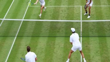 Sports News | Bhambri-Galloway Bow out of Wimbledon 2025 After Losing Their Men's Doubles Clash