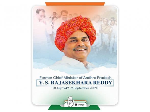 India News | Mallikarjun Kharge Pays Tribute to YSR Reddy on His 76th Birth Anniversary