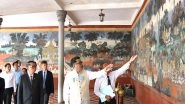 World News | MoS Margherita 'impressed' by Ramayana Mural in Royal Palace of Cambodia