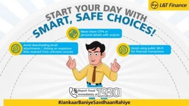 Business News | L&T Finance Ltd. Launches a Comprehensive Financial Awareness Drive