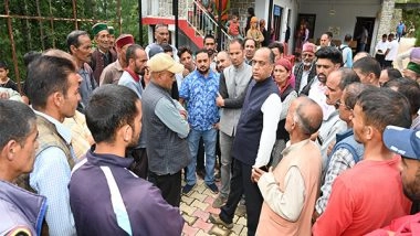India News | Sights Are Heartbreaking; Urgent Need to Expedite Disaster Relief Operations: Jairam Thakur Visits Disaster-hit Deji Village