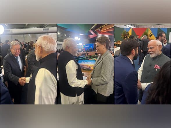World News | Brazil: PM Modi Holds Wide-ranging Interactions on Sidelines of BRICS Summit
