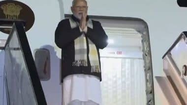 World News | PM Modi Arrives in Namibia for First-ever Visit, to Hold Bilateral Talks with President Nandi-Ndaitwah