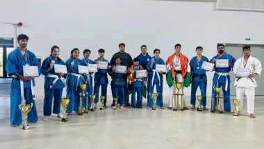 Business News | Team India Shines at Kudo Japanese Mixed Combat Sport World Cup in Bulgaria