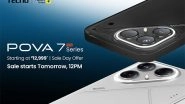 Business News | #BetterFasterStronger TECNO POVA 7 Series: Special Sale Starts July 10 on Flipkart
