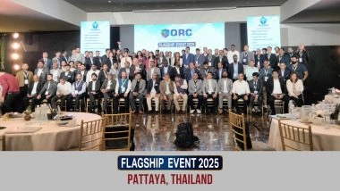 Business News | QRC Leads Global Cybersecurity Dialogue at Its Grand Flagship Event in Pattaya, Thailand, Driving Trust, Innovation, and Cybersecurity