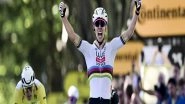 Sports News | Tour De France: Tadej Pogacar Outguns Mathieu Van Der Poel, Jonas Vingegaard on Stage 4 to Notch 100th Pro Win