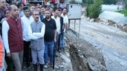India News | Himachal Pradesh: CM Sukhu and LoP Thakur Jointly Inspect the Disaster-hit Thunag