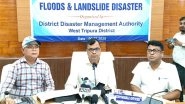 India News | State Level Mock Drill Conducted in West Tripura on Floods and Landslides