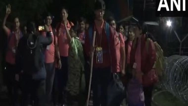 India News | J-K: 8th Batch of Devotees Departs for Amarnath Yatra from Nunwan Base Camp