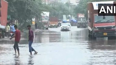 India News | Haryana: Gurugram's Narsinghpur Area Faces Water Logging After Overnight Rainfall