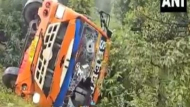 India News | Seven Injured as Bus Overturns in J-K's Udhampur