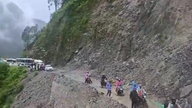 India News | Uttarakhand: Traffic Resumes on Road Near Chamoli's Nandprayag After Debris Cleared