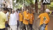 India News | UP: Cleanliness Drive Conducted Across Lucknow to Mark Rajnath Singh's Birthday