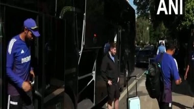 Sports News | Indian Team Arrive at Lord's Ahead of Third Test Against England