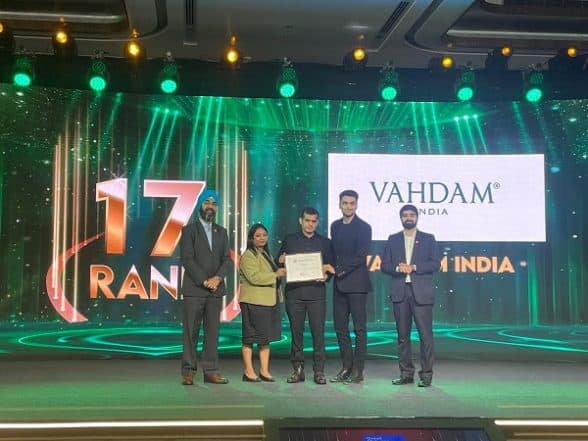 Business News | VAHDAM® India Ranks 17 on India's Great Mid-size Workplaces 2025