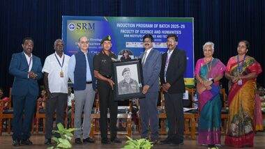 Business News | SRMIST Faculty of Science and Humanities Hosts Induction for 2025-26 Batch