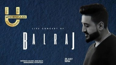 Business News | Get Ready for Balraj Live at Cafe Underpass: The Biggest Punjabi Night of 2025!