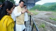 India News | Uttarakhand: Chief Minister Pushkar Singh Dhami Inspects Rain-hit Areas in Dehradun, Orders Swift Relief Measures