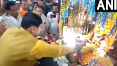 India News | MP CM Mohan Yadav Offers Prayers at Ujjain's Maharshi Sandipani Ashram on Guru Purnima