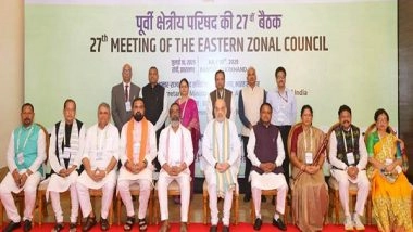 India News | Union Home Minister Amit Shah Chairs Eastern Zonal Council in Ranchi