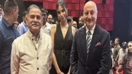 Entertainment News |  Indian Army Chief General Upendra Dwivedi Attends Special Screening of Anupam Kher's Directorial 'Tanvi The Great' in Delhi