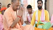 India News | UP CM Yogi Adityanath Performs Puja Rituals on First Day of Holy Month 'Sawan'