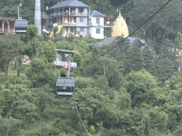 India News | Himachal Pradesh: Ropeway Becomes Lifeline for Flood-hit Valley in Mandi