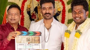 Entertainment News | Dhanush Begins 'D54' Shooting After Pooja Ceremony, See Pics Here