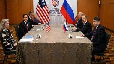 World News | US, Russia Top Diplomats Meet Again over Ukraine at ASEAN Summit