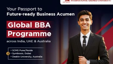 Business News | Symbiosis International (Deemed University) Unveils Game-changing Global BBA Programme with Deakin University, Australia
