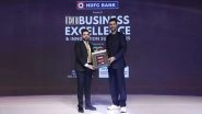 Business News | Nikhil Chandan Honoured as 'Promising Young Business Leader' at ET Business Excellence & Innovation Summit 2025