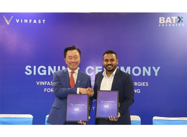 Business News | Vinfast India and BatX Energies Signs Landmark Agreement for High Voltage Battery Recycling and Repurposing