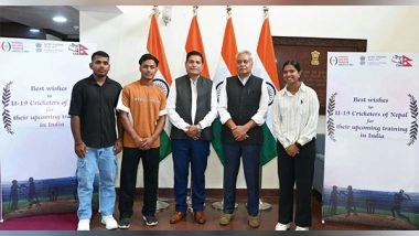 World News | Indian Embassy in Kathmandu Facilitates One-month Training for Nepali U-19 Cricketers in Bhopal