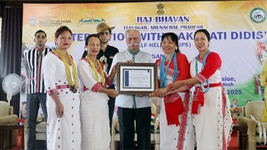 India News | Arunachal Pradesh Governor Interacts with SHGs, Celebrates Lakhpati Didis as Pillars of a 'Viksit Arunachal'