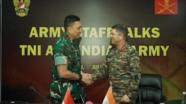 World News | India-Indonesia Army Staff Talks Conclude in Bali; Both Reaffirm Commitment to Regional Peace, Stability