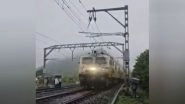 India News | Maharashtra: Railway Line Restored After Goods Train Derails Near Monkey Hill Station