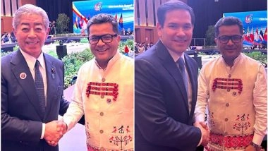 World News | MoS Margherita Meets US, Japan Foreign Ministers on Sidelines of East Asia Summit