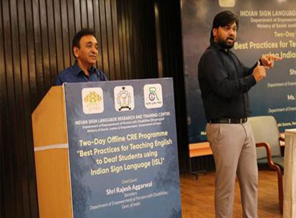 India News | ISLRTC Organises Two-day National Workshop on 'Best Practices for Teaching English to Deaf Students Using Indian Sign Language'