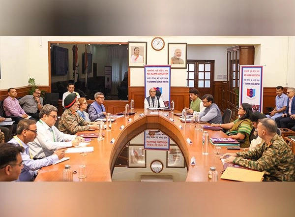 India News | Defence Minister Rajnath Singh Chairs Governing Council Meeting of NCC Alumni Association