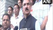 India News | Funds Won't Be a Constraint for Relief and Rehabilitation: Himachal CM