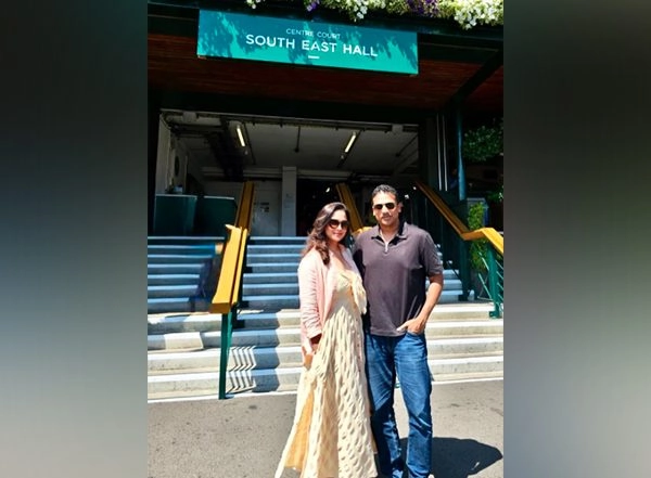 Entertainment News | Love is at the Courts! Lara Dutta, Mahesh Bhupathi Spotted at Wimbledon 2025