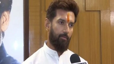 India News | Union Minister Chirag Paswan Gets Death Threat on Social Media Ahead of Bihar Polls, Complaint Filed