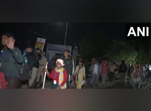 India News | 10th Batch of Devotees Departs for Amarnath Yatra from Pahalgam's Nunwan Base Camp