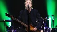 Entertainment News | Paul McCartney Announces Fall 'Got Back' North American Tour; Check out Dates