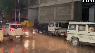 India News | Rain Lashes Several Parts of Srinagar City, Bringing Respite from Heat and Humidity